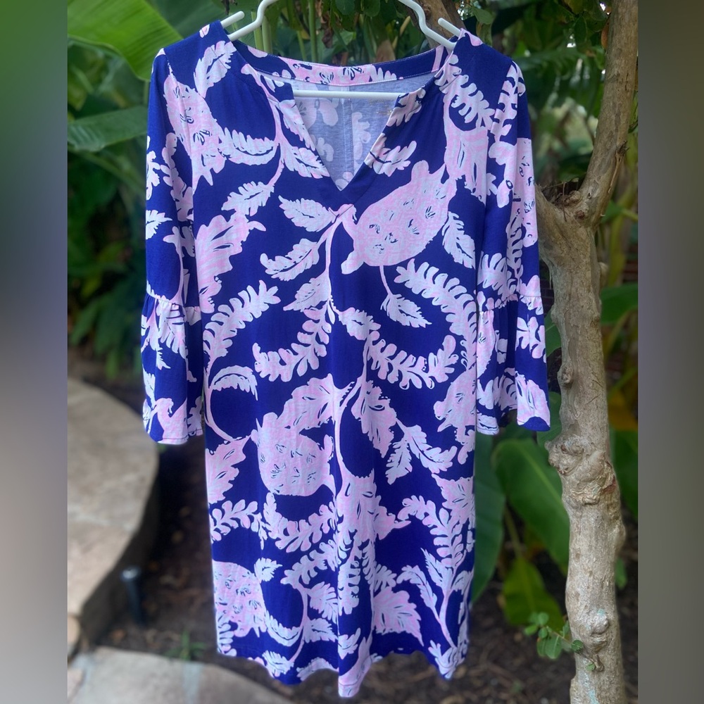 MOVING SALE: LILLY PULITZER Tosha Cotton Jersey Shift Dress Size XS - Picture 3 of 9